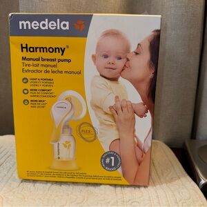 Medela Harmony Manual Breast Pump - Yellow and White